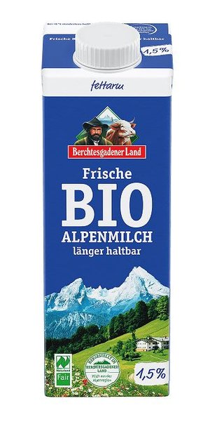 BIO 1,5% extra Frischmilch 1l - 5238