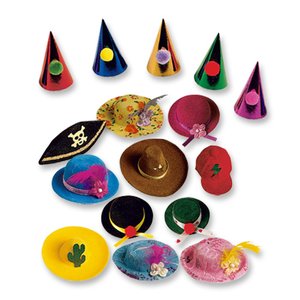 Gün Hüte klein bunt sort.3568 - 5415