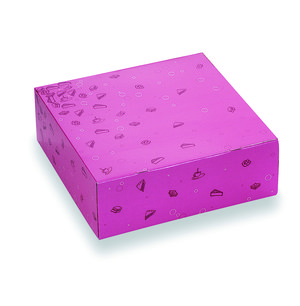 Tortenkart. 34x34x11 pink - 600194