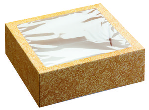 Tortenkart.25x25x8cm m.Fenster - 650398