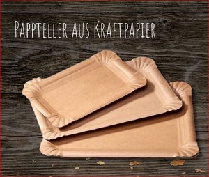 N* Kuchenteller 11x17,5 braun - 660877