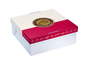 Tortenkart.33x33x11,5 2tlg FvM - 692504