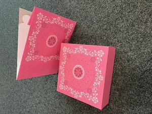 Tortenkart. 34x34x11cm pink - 692584