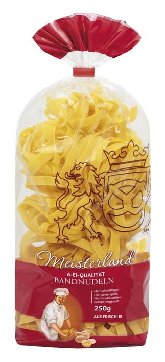 ML Nudeln Band 8mm 250g 6-Ei - 764238