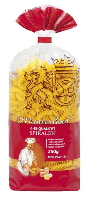 ML Nudeln Spiralen 250g 6-Ei - 764242