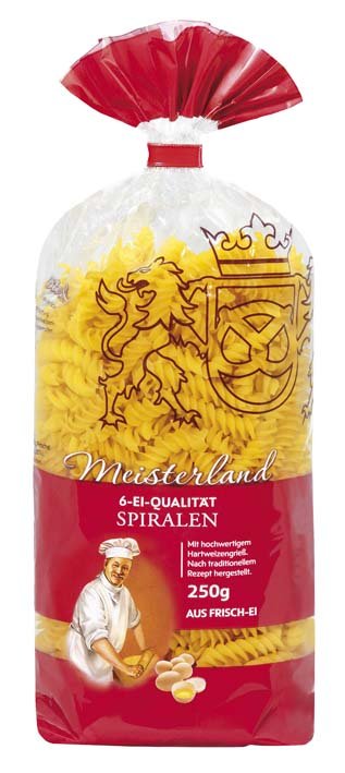 ML Nudeln Spiralen 250g 6-Ei - 764242