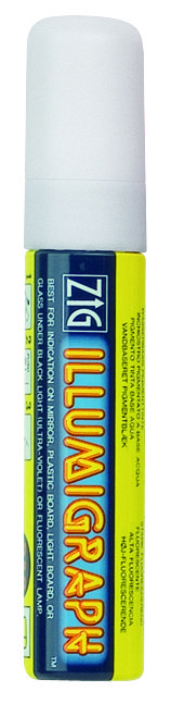 Leuchtkreidemark.weiß 10x15mm - 844129