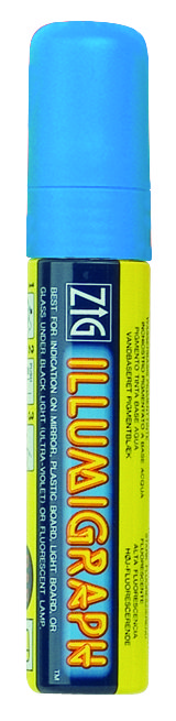 Leuchtkreidemark.blau 10x15mm - 844132