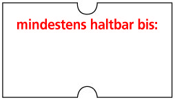 Etiketten 21x12mm,weiß,standar - 844160