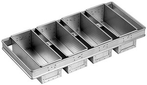 Toastbrotbat.250x95x93mm 4tlg - 880196
