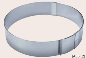 Tortenring ES verst.Ø18-50x6cm - 881047