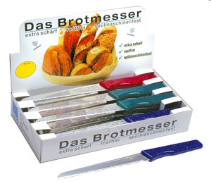 Brotmesser Diamant 17cm 16St - 882138