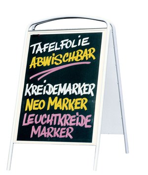 Plakatständer weiß A1 - 882648