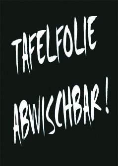 Tafelfolie DIN A1 schwarz - 882656