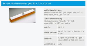 Haug Besen 60cm weich gelb - 883218