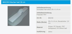Haug Schrubber 28cm transpa. - 883239
