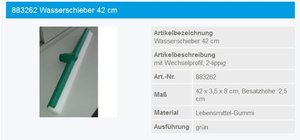 Haug Wasserschieber 42cm,grün - 883262