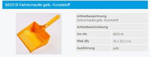 Haug Kehrschaufel gelb - 883318