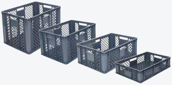 Transportkorb grau 60x40x32cm - 884773