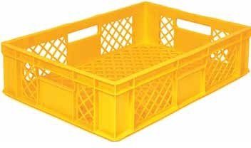 Transportkorb gelb 60x40x41cm - 891293