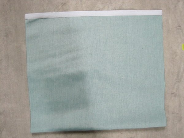 Tuch grün 77x58cm Klett 2-fach - 893733