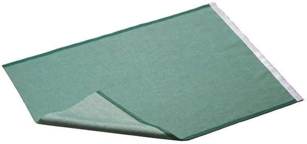 Tuch grün 78x58cm Klett.1-fach - 893735