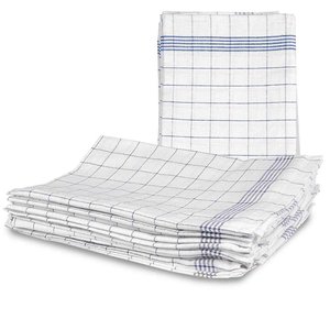 Geschirrtuch 80x60 cm blau/wei - 893792