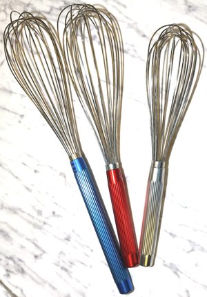 Schneebesen 35cm Alugr.gerillt - 90101